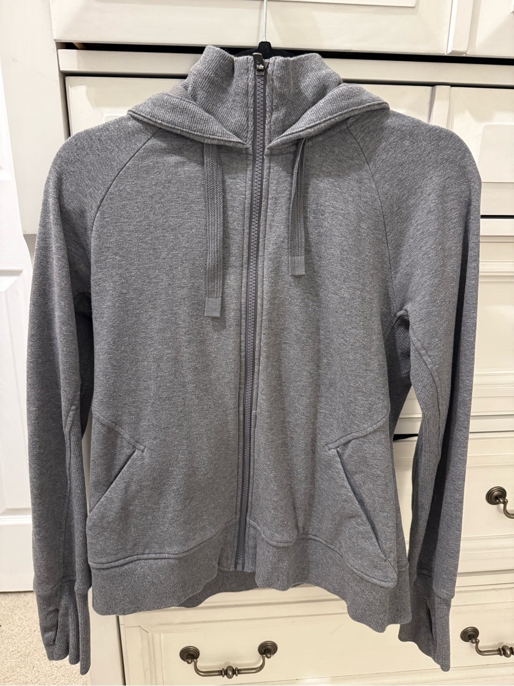 Athleta Charcoal Gray Full Zip Hoodie